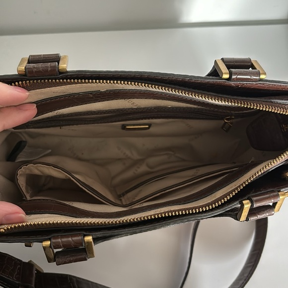 GUESS Brown Leather Tote - Picture 3 of 4